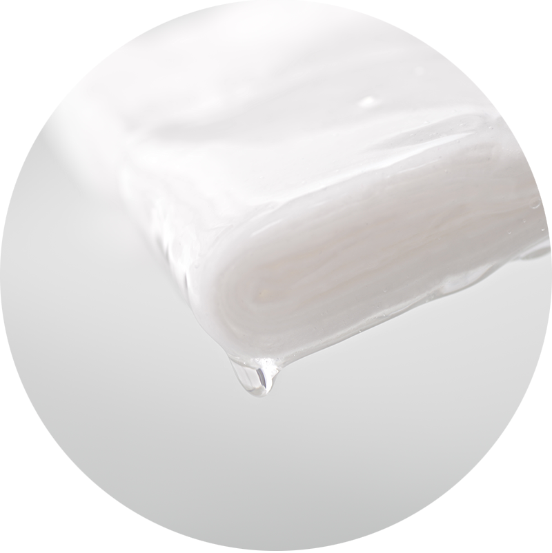 ふっくら厚みのあるシート